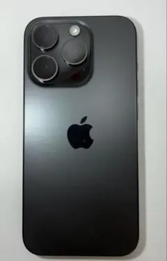 最安値美品送料無料おすすめApple iPhone15Pro黒128GB本体箱のサムネイル
