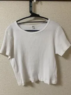 ユニクロ　リブクロップドT