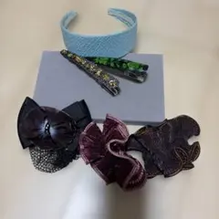 ヘアアクセサリー、5点セット￼