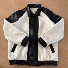 SHEIN ホワイト ブラック ジャケット M