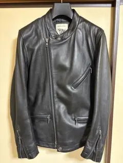 BURNOUT ブラック レザーライダース　バーンアウト