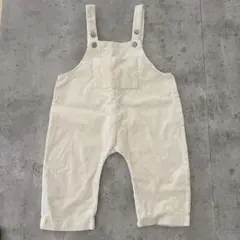 クリーム色 コーデュロイ サロペット 90cm 韓国子供服