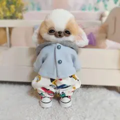 チワボボちゃん　にっこり☺　おしゃぶり付き　アートドール　ぬいぐるみ チワボボちゃん にっこり☺ おしゃぶり付き アートドール ぬいぐるみ