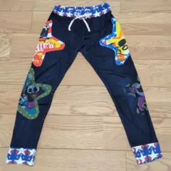 jam 150 デニム風 ロングパンツ スター柄 キャラクターデザインのサムネイル