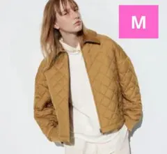 【美品】UNIQLO C ユニクロシー パフテックブルゾン　M ブラウン