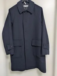 BEAUTY&YOUTH ネイビー バルカラーコート S