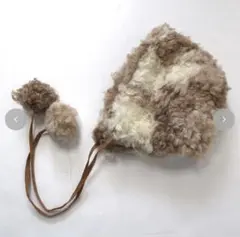 【新品】softcheese ファーボンネット キャラメル 50cm