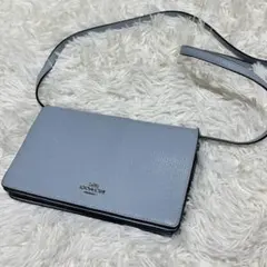 COACH コーチ　ショルダーウォレット　斜めがけ　長財布