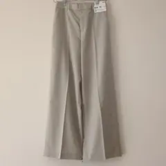 ユニクロ 感動ワイドパンツ ベージュ S