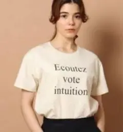 DRESSTERIOR ロゴTシャツ アイボリー 38のサムネイル