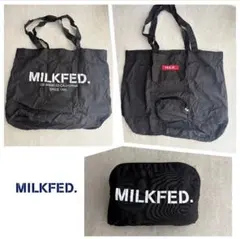 MILK FED. 収納可能エコバッグ ネイビーのサムネイル
