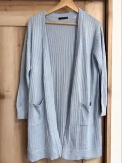 美品　INGNI ライトブルー長袖カーディガン