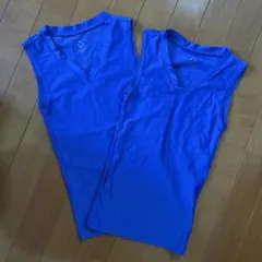 X-TEAM SPORTS ノースリーブアンダーウェア130ブルー2枚男女兼用