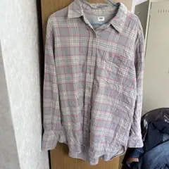 UNIQLO チェック柄 長袖シャツ Mサイズ