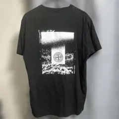 ストーンアイランド ☆ センターロゴ＆バックプリント Tシャツ XL 真贋