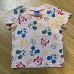 ディズニー ミッキー ミニー Tシャツ 80