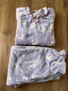 Screaming Owl フリースパジャマ ラベンダー
