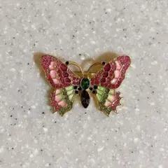蝶のブローチ ヴィンテージ アンティーク風 海外製品