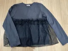 【即購入OK】earth music&ecology フリル付き長袖トップス