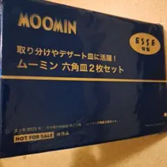 ESSE特製 ムーミン 六角皿 2枚セット 新品のサムネイル