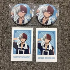 僕のヒーローアカデミア ヒロアカ 極楽湯 轟焦凍 グリッター 缶バッジ