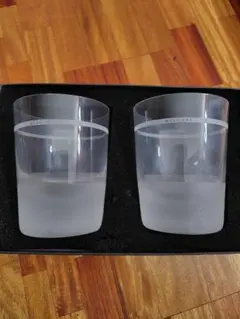 BVLGARI Rosenthal フロストグラス 2個セット