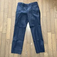 ダークブルー サイドストライプ スラックス