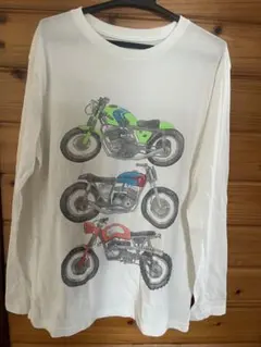 ホワイトロングTシャツ　ギャップキッズ