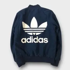 adidasアディダス リバーシブル ジャケット ボンバージャケット 刺繍 S