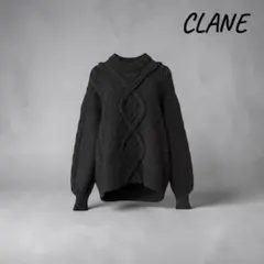 CLANEストール YAK KNIT TRIANGULAR STOLE グレー - メルカリ