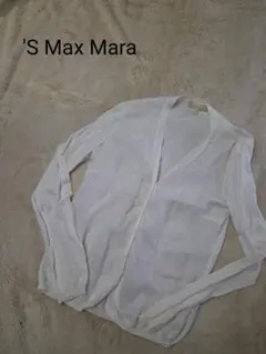 'S Max Mara 長袖 カーディガン ホワイト Mのサムネイル