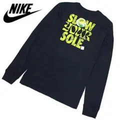 新品 XL ナイキ バックプリント ロングスリーブ ロゴTシャツ カットソー長袖