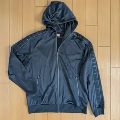 PUMA ブラック トラックジャケット ジャージ　プーマラバープリントXL