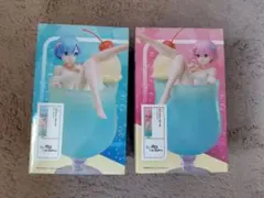 Re:ゼロ ラム レム クリームソーダ フィギュア 2種セット