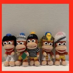 サルゲッチュ ピポサル　マスコット ぬいぐるみ　全5種セット