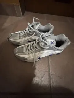 Nike スニーカー Nike Shox R4 27.5cm ホワイト ブルー