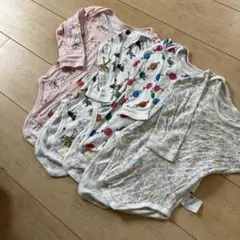 UNIQLO 長袖ボディ肌着4着セット　90