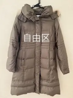 新品未使用✨自由区　ダウンコート　ロング　42　LL　現行タグ　ウォッシャブル 自由区 ダウンコート ダウンジャケット 「撥水加工・洗える