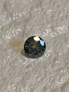 ブルーグリーン モアッサナイトルース　０.２１ct #０１