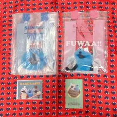 マツキヨ セブン パペットスンスン コラボ クリアバッグ ステッカー