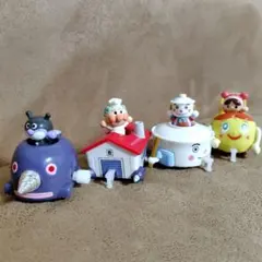 アンパンマントレイン2　4個セット　レトロ　レア　ガシャポン　ガチャ