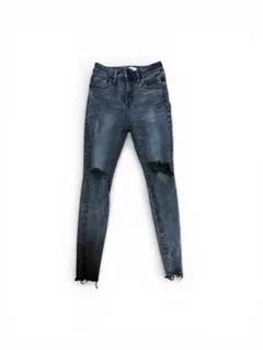 AZUL by MOUSSY スキニーデニム S ダメージ加工