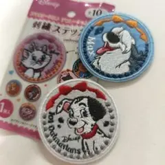 1セット限り! 101 ワンオーワン 101匹わんちゃん ワッペン
