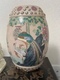 オールドノリタケ アンティーク 花瓶 金彩 ハンドペイント 陶器