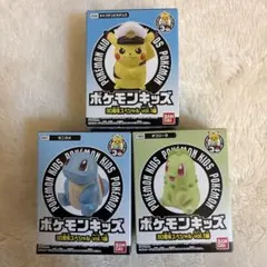 ポケモンキッズ30周年　キャプテンピカチュウ、チコリータ、ゼニガメ3種
