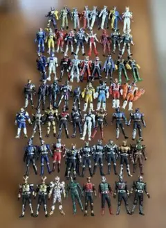 M*e様 仮面ライダーソフビ63体まとめ売り