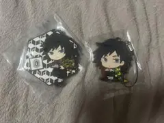 鬼滅の刃 冨岡義勇 ラバーストラップ きゅんキャラ 2点セット 3