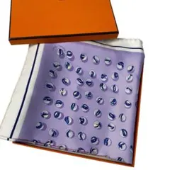 エルメスHERMES ガヴロッシュ カレ45 ビー玉 スカーフ バンダナ シルク