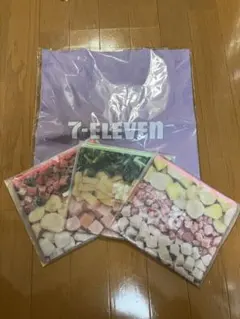 セブンイレブン　ハッピーくじ　4点セット（ピンク）