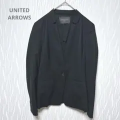 ユナイテッドアローズ ノーカラージャケット テーラード シンプル 美シルエット